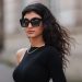 HAMBURG, GERMANY - JULY 27: Soulin Omar wearing black Mango top, black Celine shades and Christ jewelry on July 27, 2021 in Hamburg, Germany. (Footage by Photographer/Getty Images) (Photo by Jeremy Moeller/Getty Images)